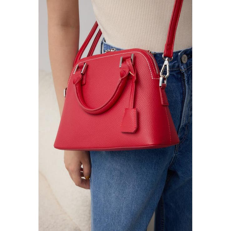 RED | ダブルジッパーハンドバッグ | AZUL BY MOUSSY