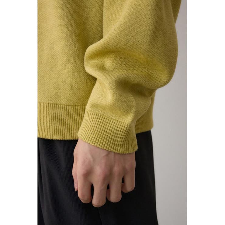 ロゴジャガードニット[品番：AZLW0023013]｜AZUL BY MOUSSY