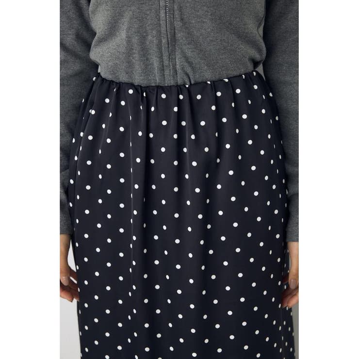 ドット裾レースサテンナロースカート | AZUL BY MOUSSY | 詳細画像15 