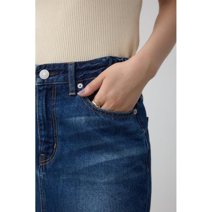 C/T冷感サイドゴムデニムスカート | AZUL BY MOUSSY | 詳細画像24 