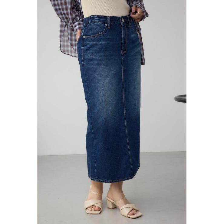 C/T冷感サイドゴムデニムスカート | AZUL BY MOUSSY | 詳細画像16 