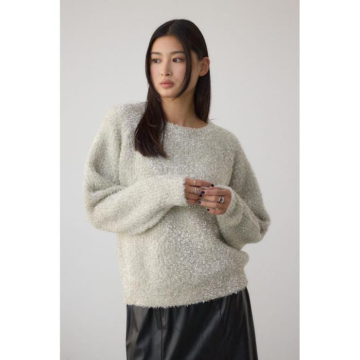 ラメシャギーニットトップス | AZUL BY MOUSSY | 詳細画像33 