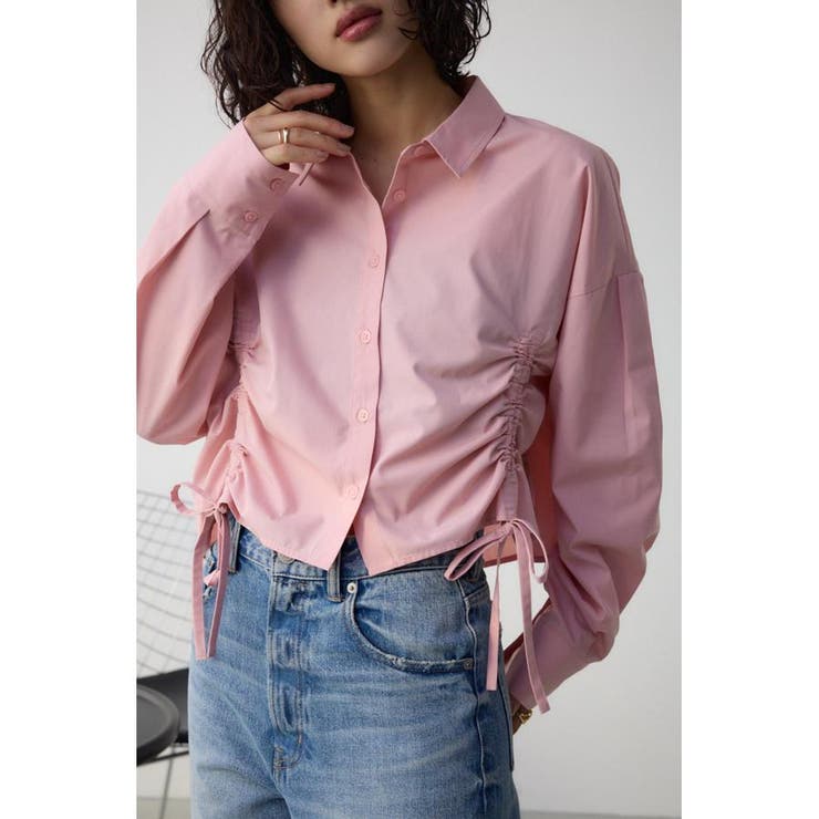 フロントギャザーシャツ[品番：AZLW0023194]｜AZUL BY MOUSSY