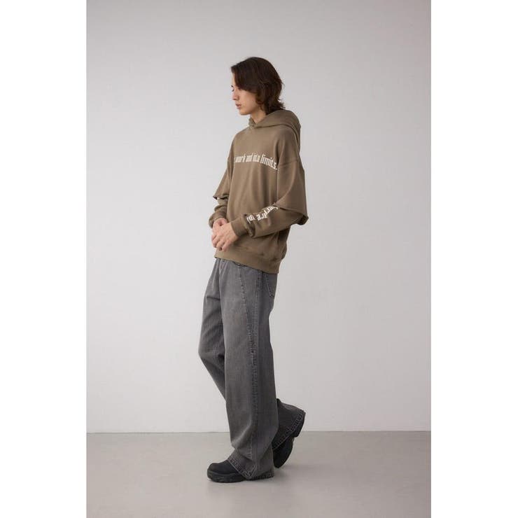 フェイクレイヤードスウェットフーディー | AZUL BY MOUSSY | 詳細画像4 