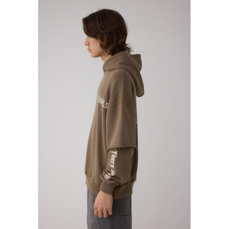 フェイクレイヤードスウェットフーディー | AZUL BY MOUSSY | 詳細画像6 