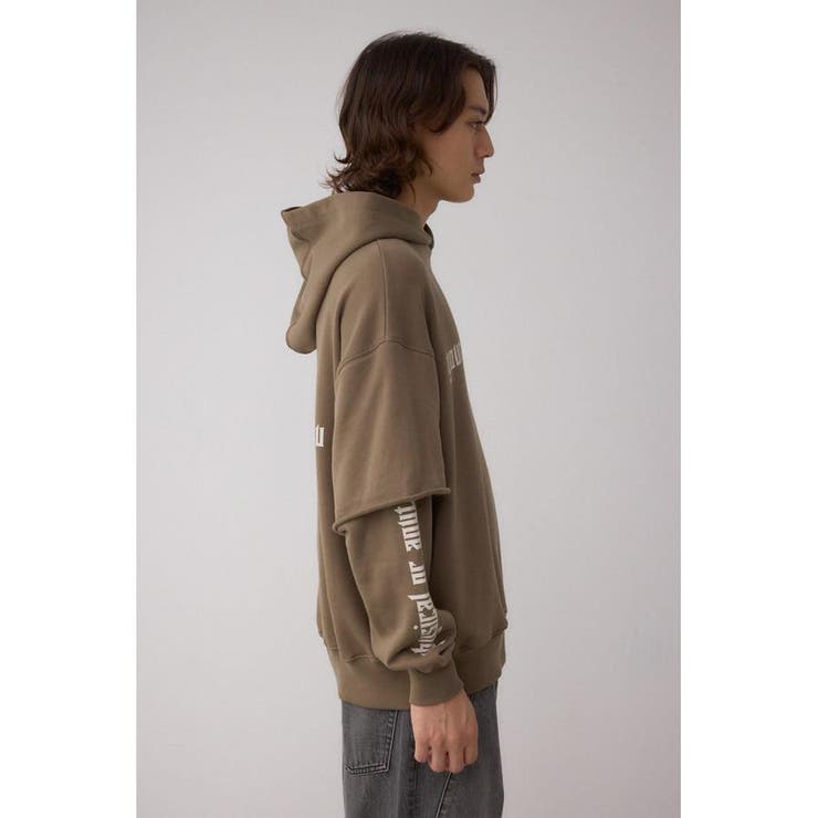 フェイクレイヤードスウェットフーディー | AZUL BY MOUSSY | 詳細画像7 