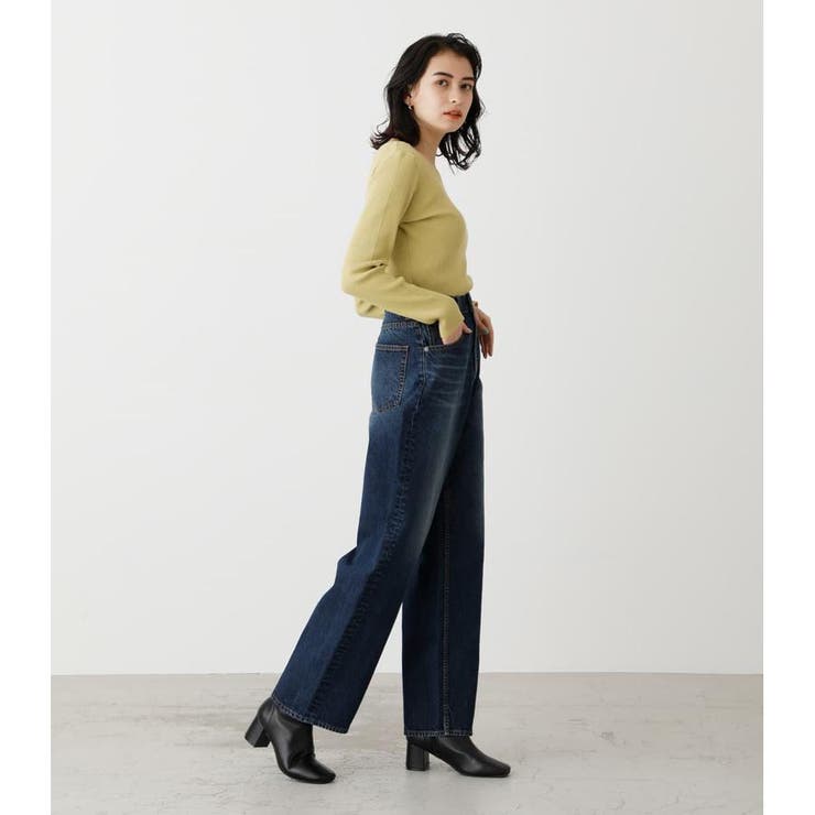 HIGH WAIST DENIM WIDE 2[品番：AZLW0018171]｜AZUL BY MOUSSY