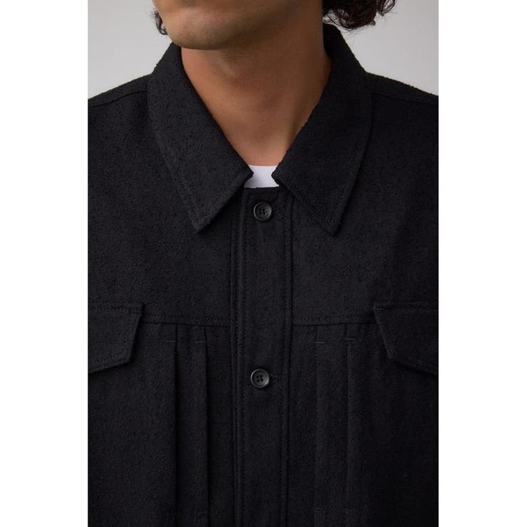 ネップ入りシャツブルゾン | AZUL BY MOUSSY | 詳細画像8 