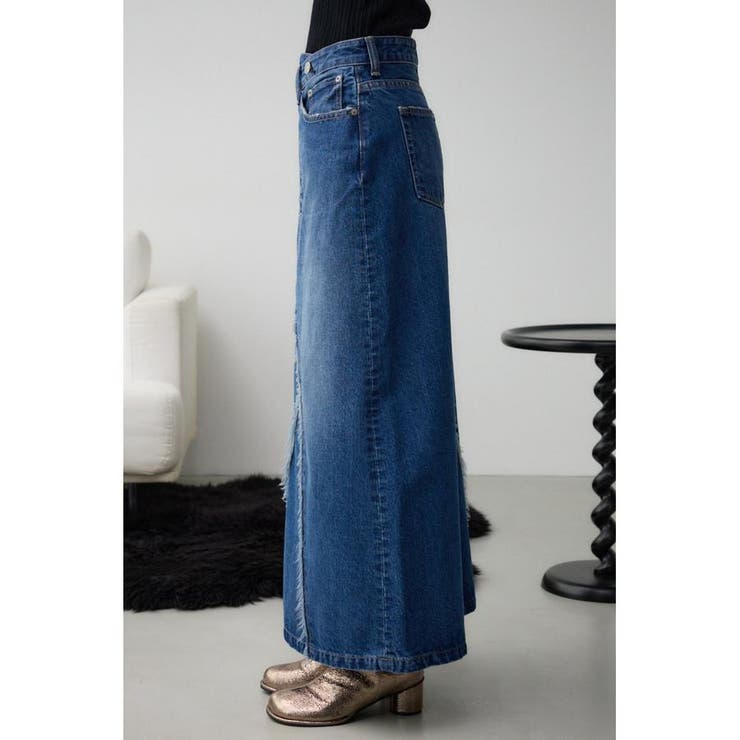 AZUL DENIM クロスウエストデニムスカート | AZUL BY MOUSSY | 詳細画像17 