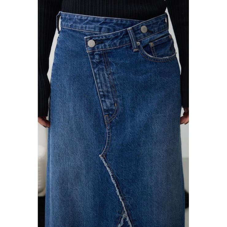 AZUL DENIM クロスウエストデニムスカート | AZUL BY MOUSSY | 詳細画像19 