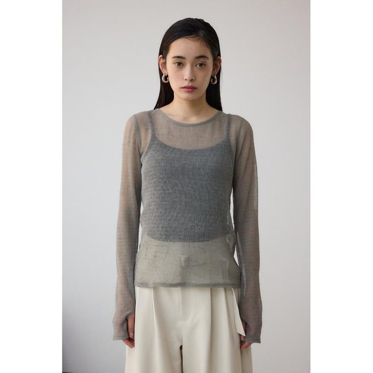 シュリンクチュールトップス | AZUL BY MOUSSY | 詳細画像26 