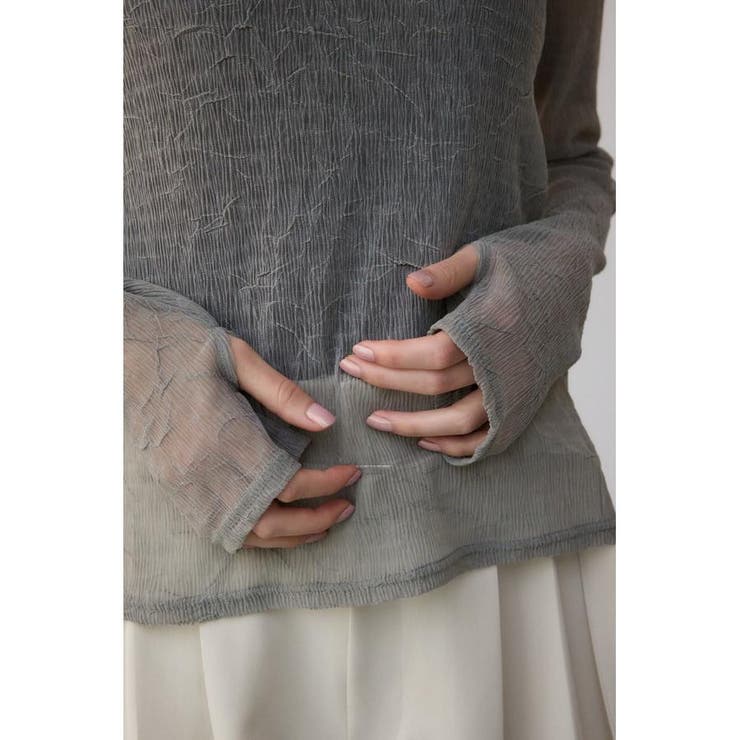 シュリンクチュールトップス | AZUL BY MOUSSY | 詳細画像31 