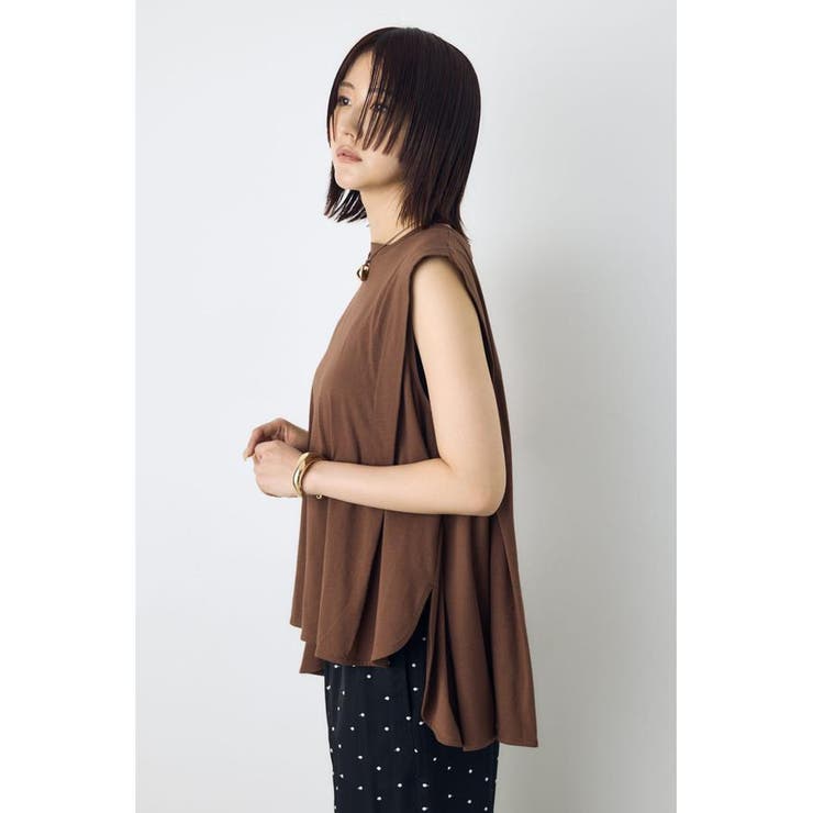 リュクスフローノースリフレアカットトップス | AZUL BY MOUSSY | 詳細画像22 