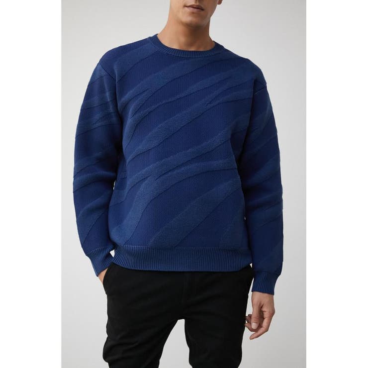 ソージュクリアウールカットソー　ブルーL クリームソーダぷっくりプリントTシャツ クリームソーダ Tシャツ