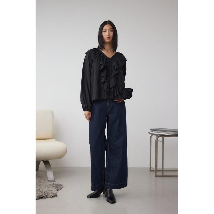 レースアップラッフルブラウス | AZUL BY MOUSSY | 詳細画像17 