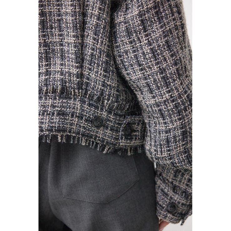 ツイードフリンジジャケット | AZUL BY MOUSSY | 詳細画像25 