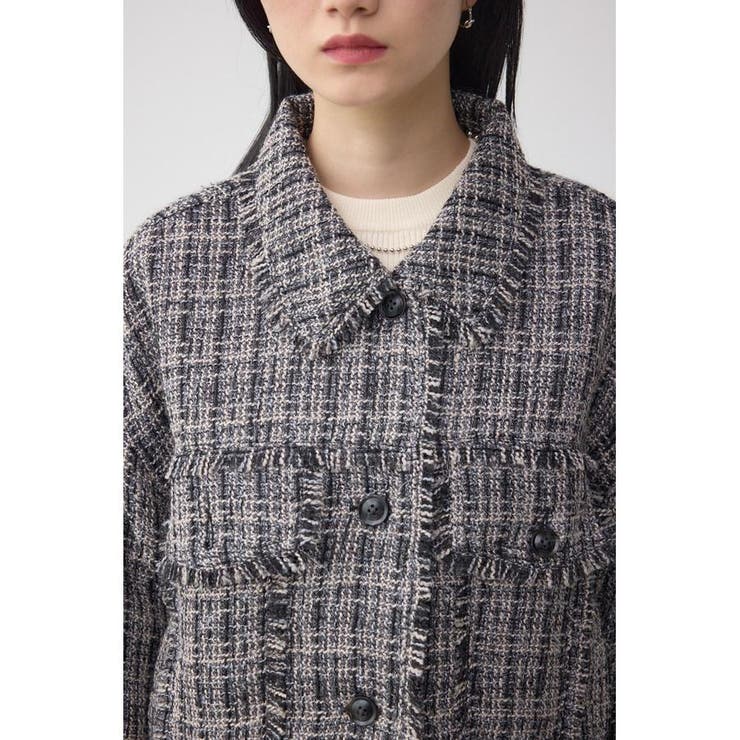 ツイードフリンジジャケット | AZUL BY MOUSSY | 詳細画像21 