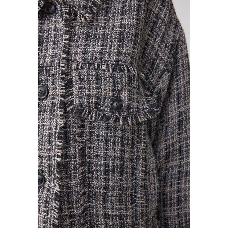 ツイードフリンジジャケット | AZUL BY MOUSSY | 詳細画像21 