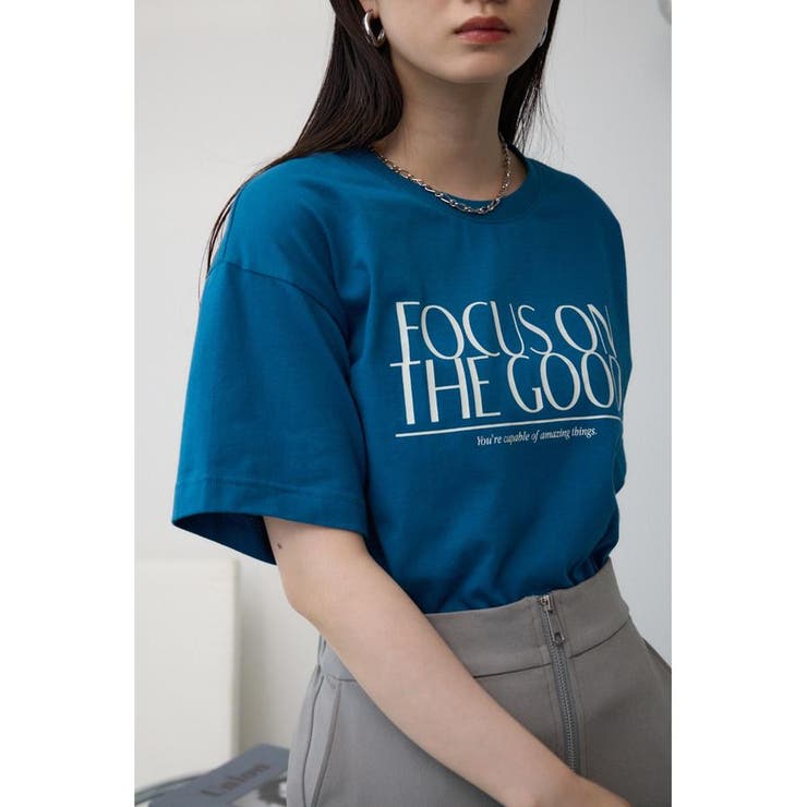 NVY | カジュアルロゴTシャツ | AZUL BY MOUSSY