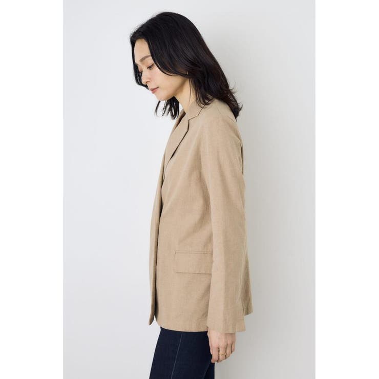 フレンチリネンCOOLMAXテーラードジャケット | AZUL BY MOUSSY | 詳細画像26 