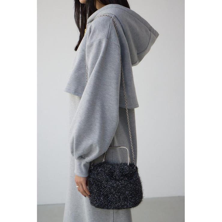 ラメシャギーメタルハンドルバッグ | AZUL BY MOUSSY | 詳細画像1 