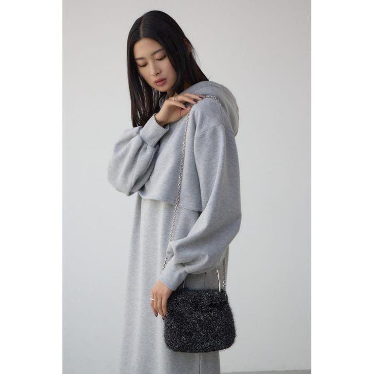 ラメシャギーメタルハンドルバッグ | AZUL BY MOUSSY | 詳細画像2 