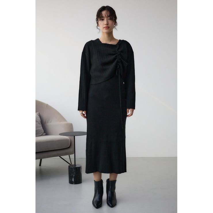 レイヤードセットニットワンピース | AZUL BY MOUSSY | 詳細画像18 