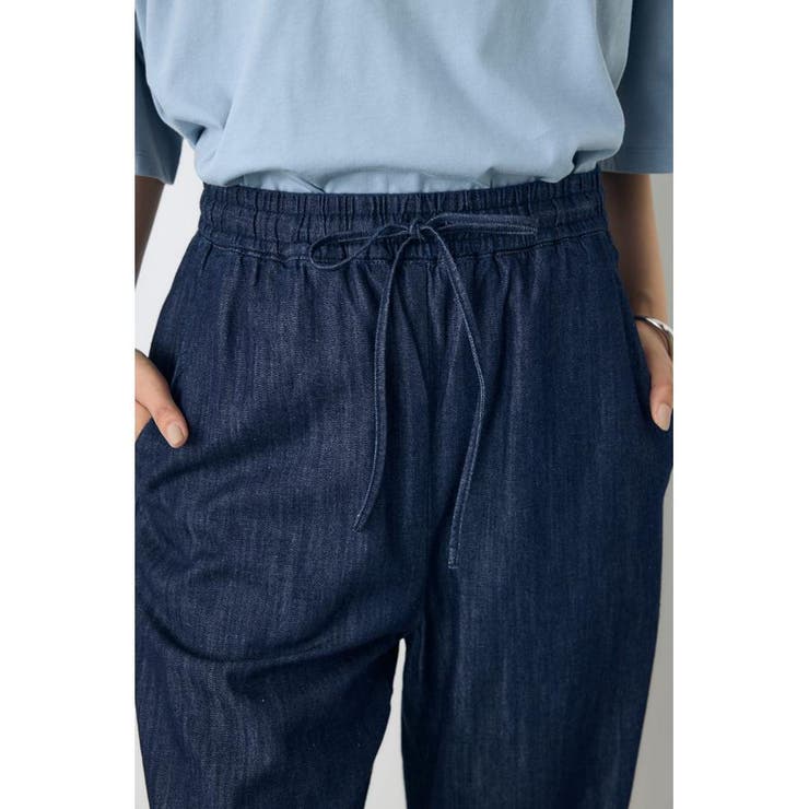 ライトオンスデニムイージーパンツ | AZUL BY MOUSSY | 詳細画像28 