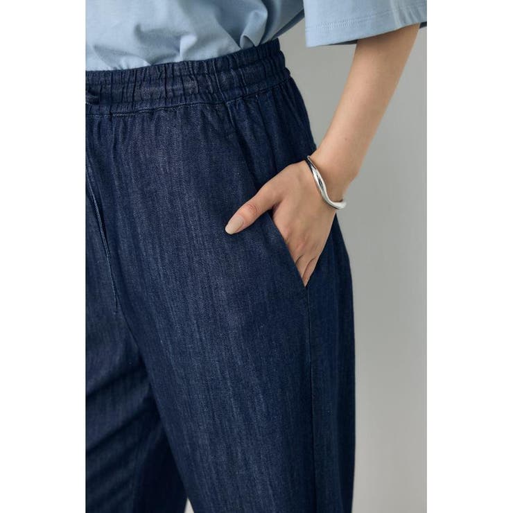 ライトオンスデニムイージーパンツ | AZUL BY MOUSSY | 詳細画像30 