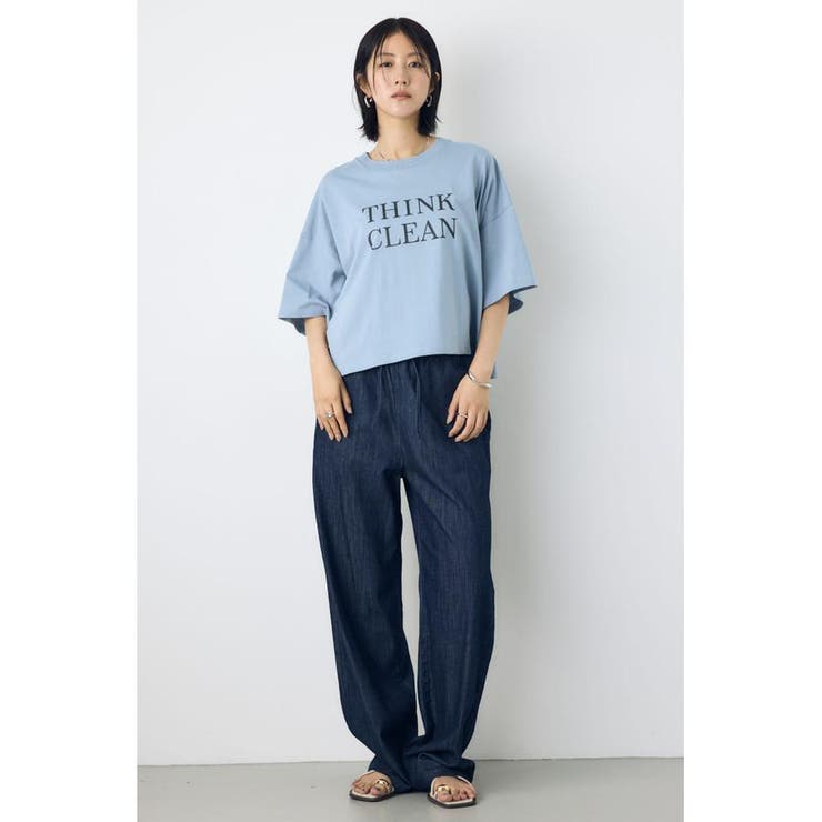 ライトオンスデニムイージーパンツ | AZUL BY MOUSSY | 詳細画像32 