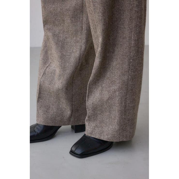 ヘリンボーンワイドパンツ | AZUL BY MOUSSY | 詳細画像22 