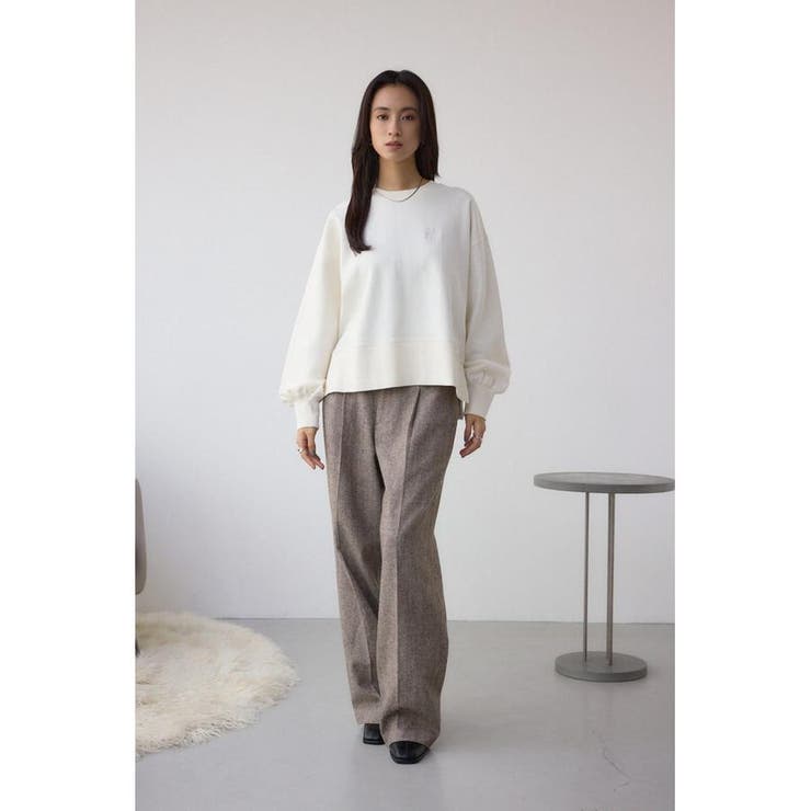 ヘリンボーンワイドパンツ | AZUL BY MOUSSY | 詳細画像14 