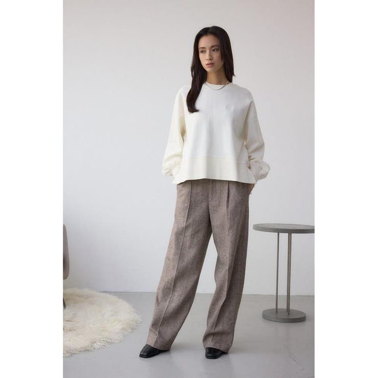 ヘリンボーンワイドパンツ | AZUL BY MOUSSY | 詳細画像15 