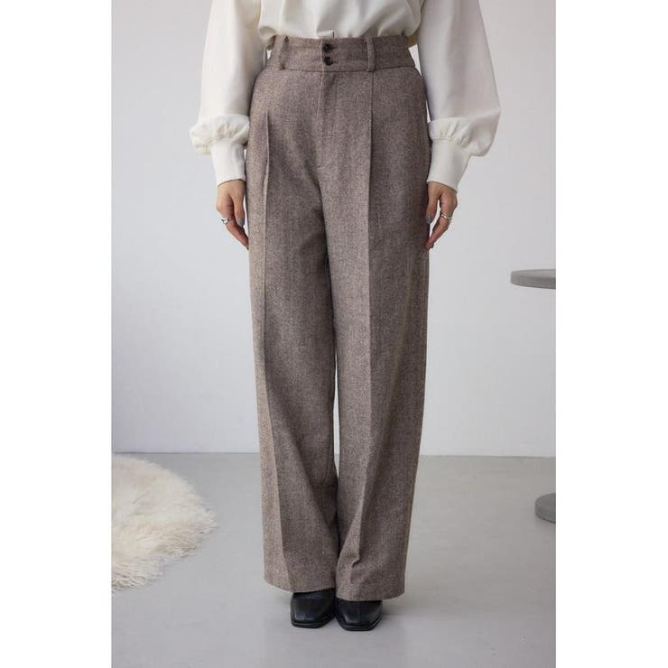 ヘリンボーンワイドパンツ | AZUL BY MOUSSY | 詳細画像16 