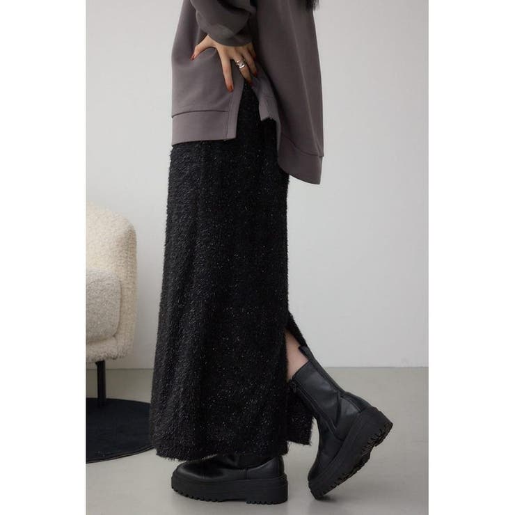 ラメシャギータイトスカート | AZUL BY MOUSSY | 詳細画像1