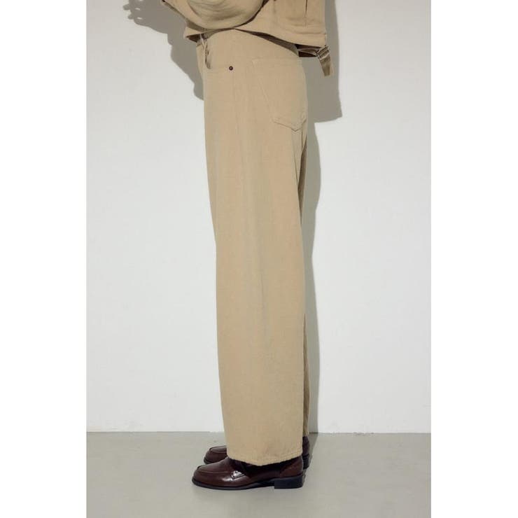 コットンリネンカーブワイドパンツ | AZUL BY MOUSSY | 詳細画像24 