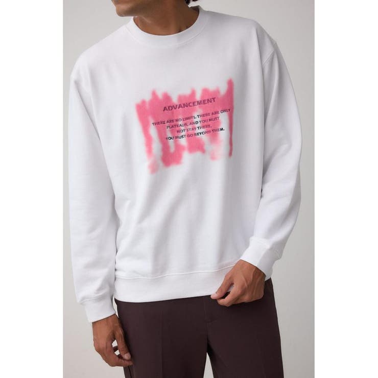 WHT | スプレー柄スウェットトップス | AZUL BY MOUSSY