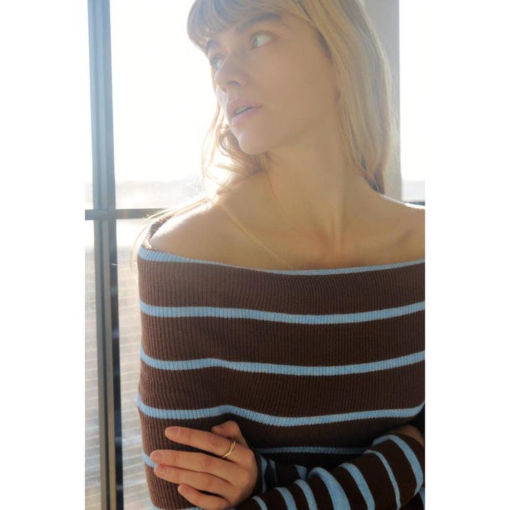 オフショルニットトップス | AZUL BY MOUSSY | 詳細画像24 