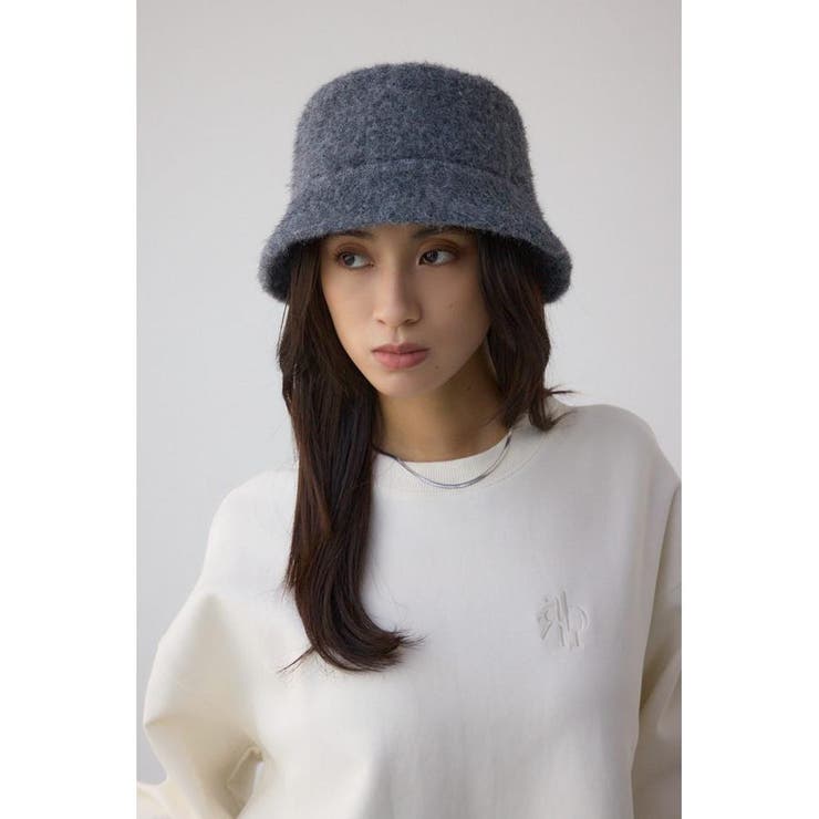 M/GRY7 | ミックスシャギーバケットハット | AZUL BY MOUSSY