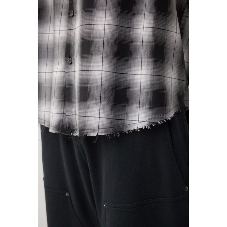 C/Tライトオンブレーチェックシャツ | AZUL BY MOUSSY | 詳細画像12 