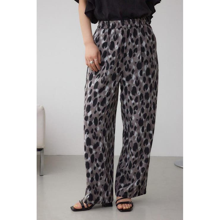 柄GRY5 | アソート柄プリントイージーパンツ | AZUL BY MOUSSY