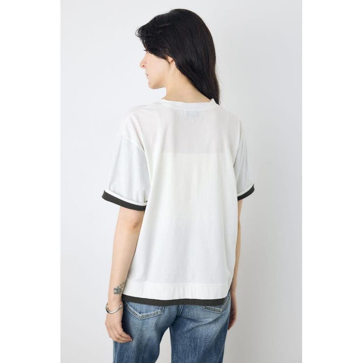 ドライタッチレイヤードライクTシャツ | AZUL BY MOUSSY | 詳細画像4 