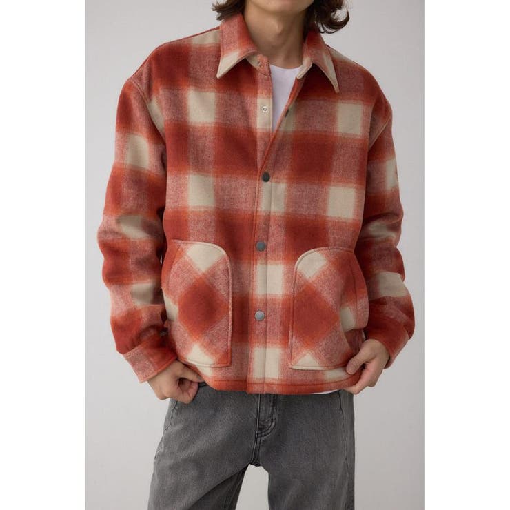 柄ORG5 | 裏ボアCPOシャツブルゾン | AZUL BY MOUSSY