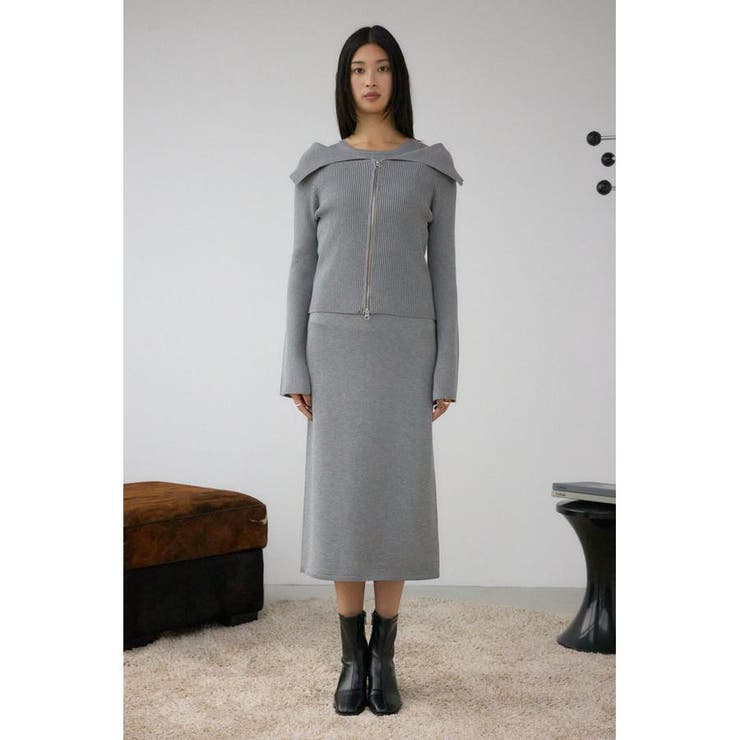 ジップアンサンブルニットワンピース | AZUL BY MOUSSY | 詳細画像25 