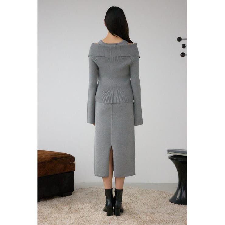 ジップアンサンブルニットワンピース | AZUL BY MOUSSY | 詳細画像27 