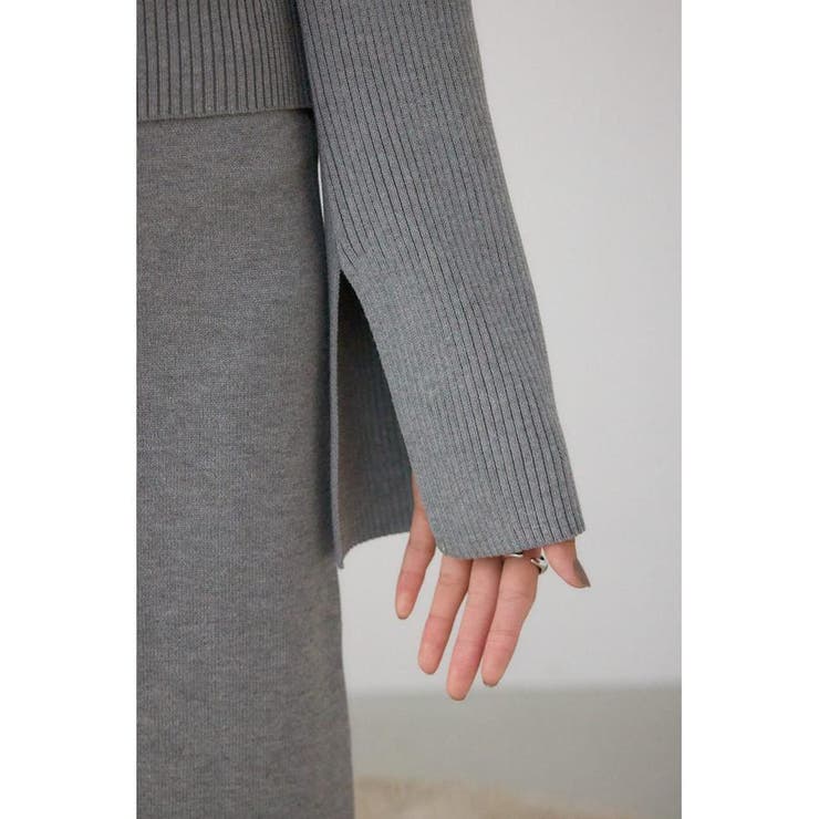 ジップアンサンブルニットワンピース | AZUL BY MOUSSY | 詳細画像31 