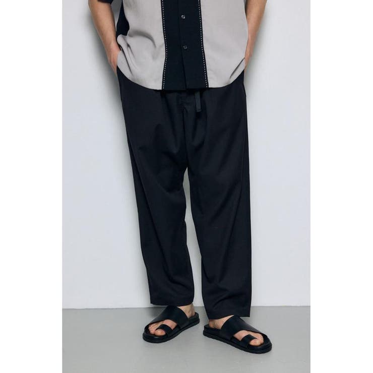 BLK | ウールタッチクライミングパンツ | AZUL BY MOUSSY
