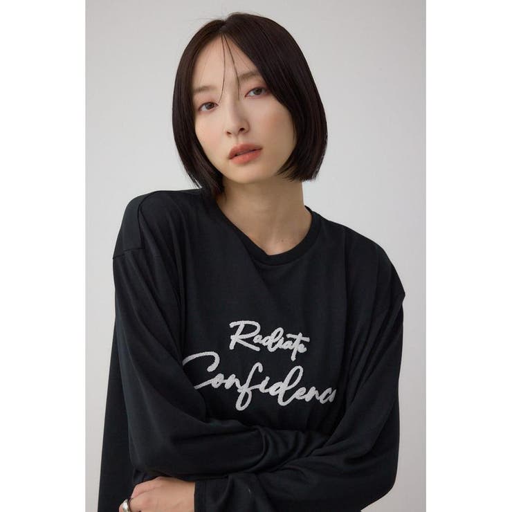シシュウロゴロングスリーブTシャツ | AZUL BY MOUSSY | 詳細画像12 
