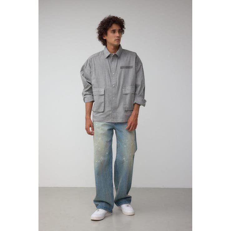 ミリタリーフェイドシャツ | AZUL BY MOUSSY | 詳細画像29 