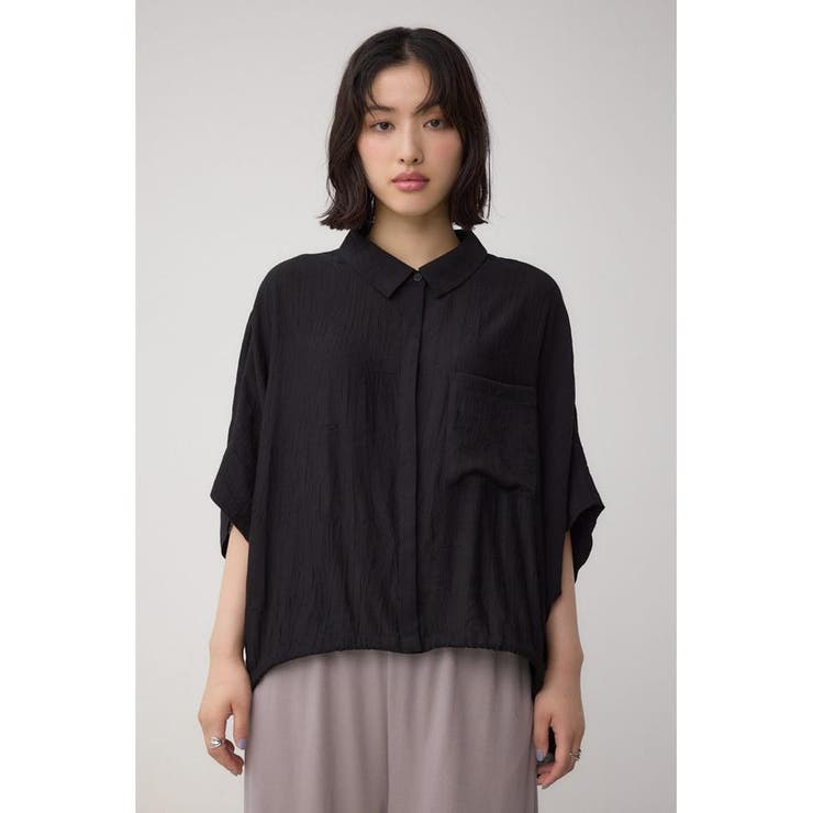 C/T冷感 裾ドロストドルマンルーズシャツ | AZUL BY MOUSSY | 詳細画像18 